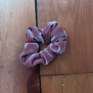 Pink scrunchie